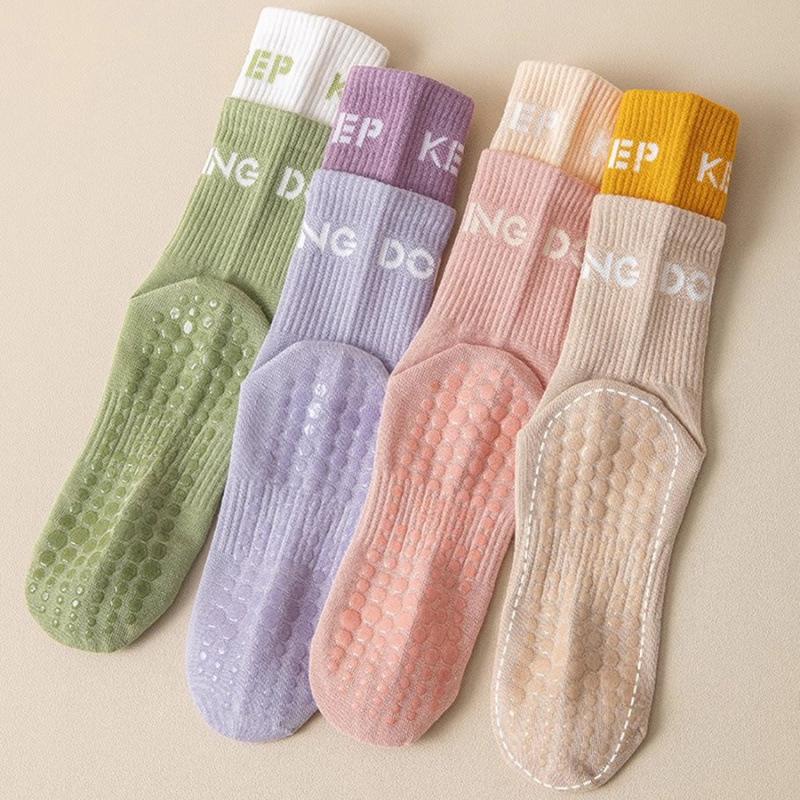 1Pair Mid Calf Yoga Socks Pila - Yoga Fitness Training recension och pris
