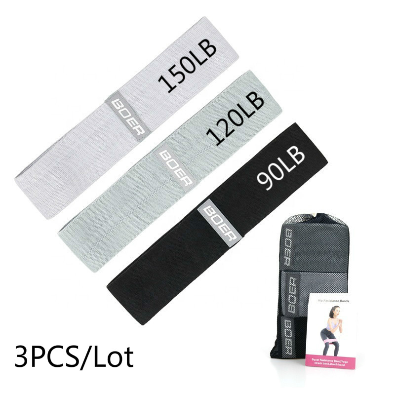 3PCS Women Men Fabric Resistan - Yoga Fitness Resistance Band recension och pris