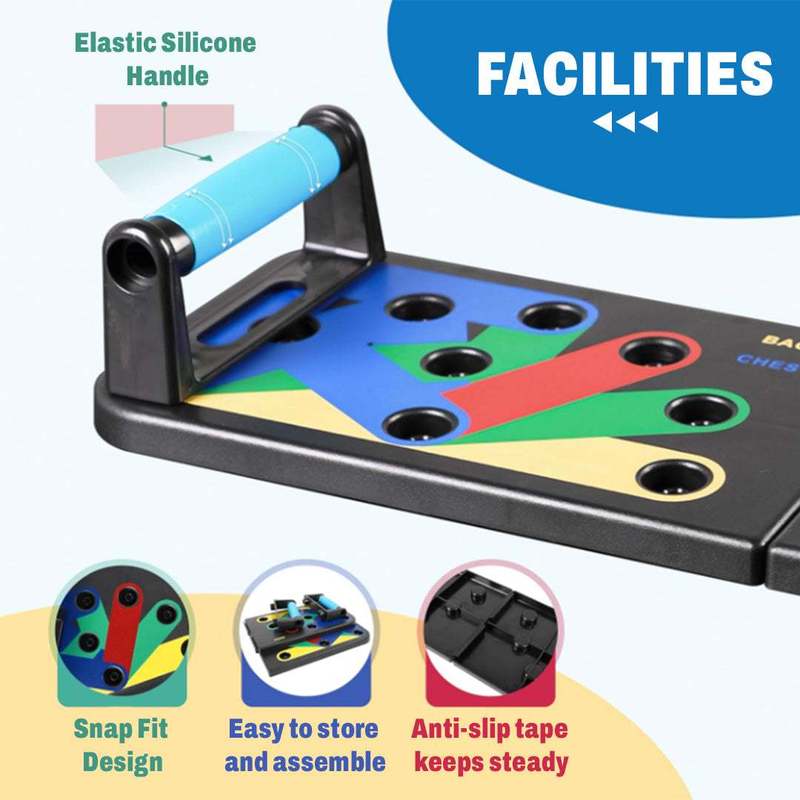 Portable Foldable Push Up Boar - Push Up Board recension och pris