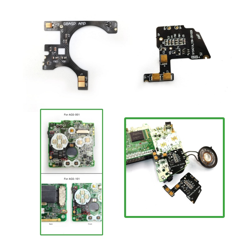 Amplifier For GBA SP/GBA AGS-0 - Push Up Board recension och pris