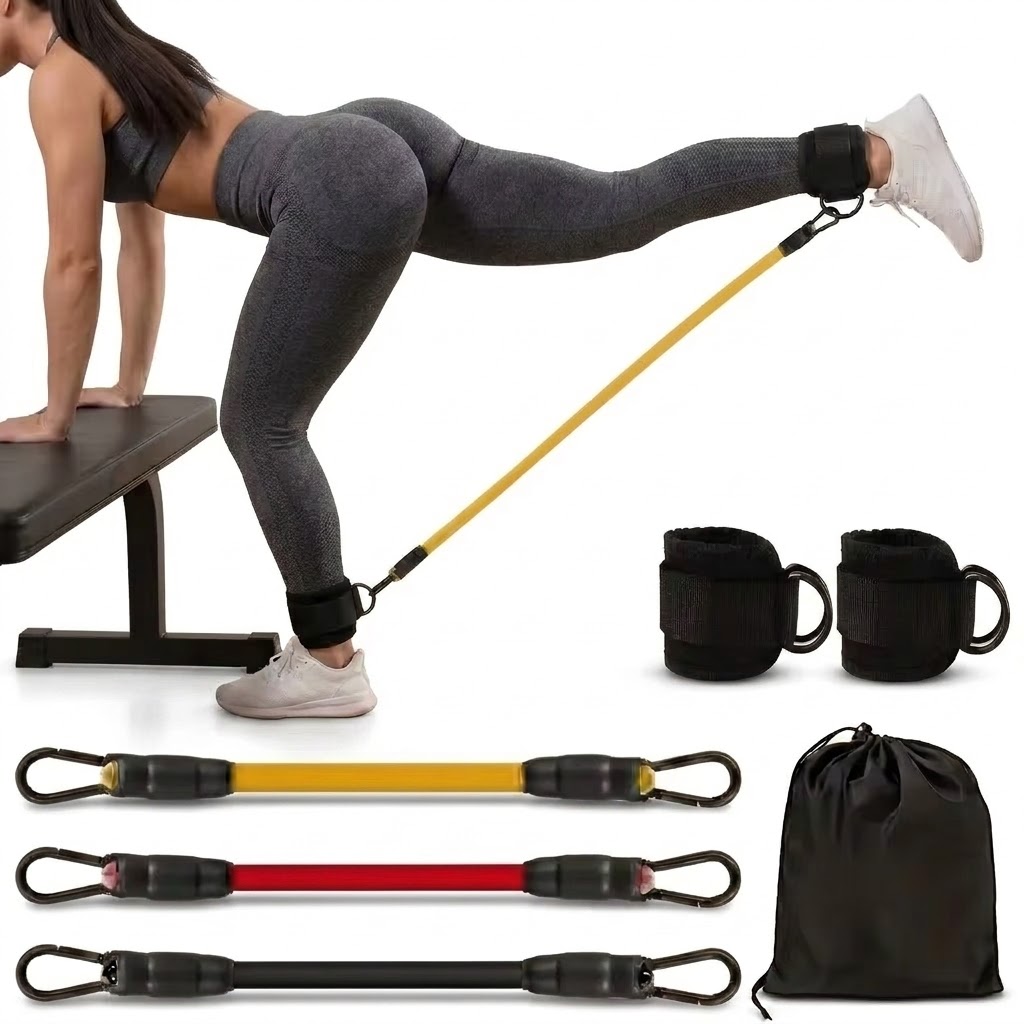 5‑Piece Ankle Resistance Band  - Yoga Fitness Resistance Band recension och pris