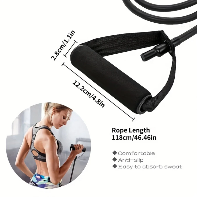 1pc 4-Level Resistance Bands w - Yoga Fitness Resistance Band recension och pris