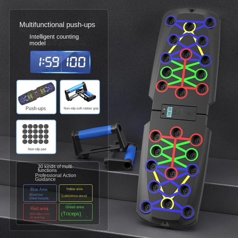 Push-up Board Set Portable Mul - Push Up Board recension och pris