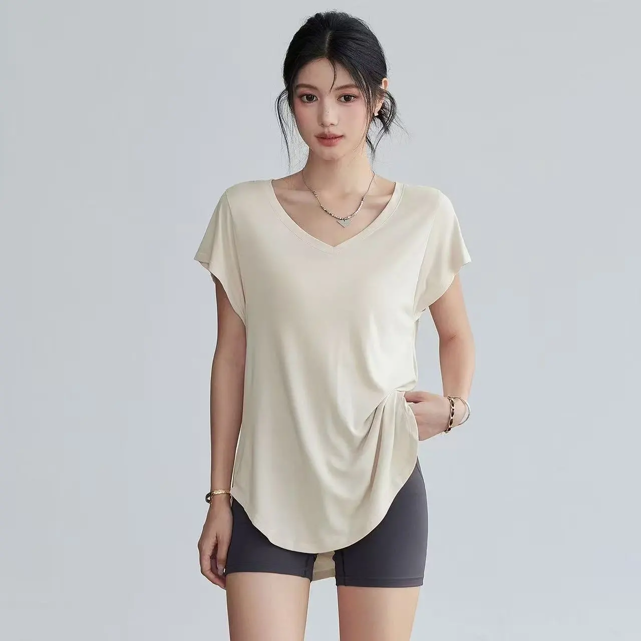 Women's Slimming Round Neck Yo - Yoga Fitness Training recension och pris